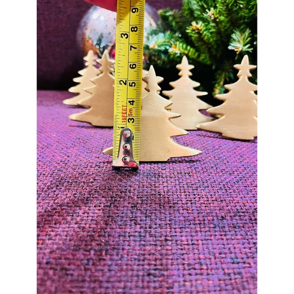 Christmas Tree Brass metal Napkin holder /Ring - Picture 4 of 7